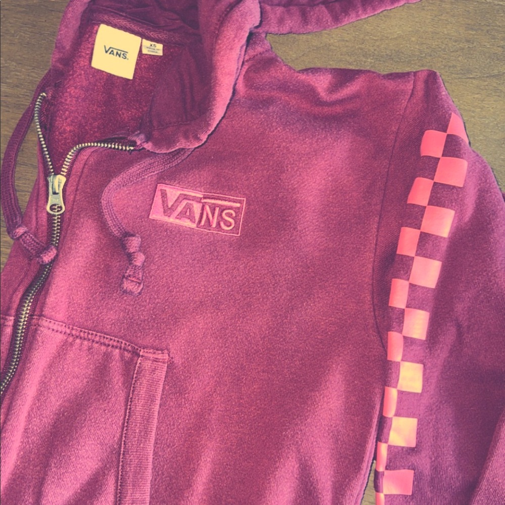 Vans zip up sweater size XS.